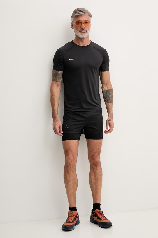 Mammut T-shirt męski Ducan 1017.07400 czarny SS26