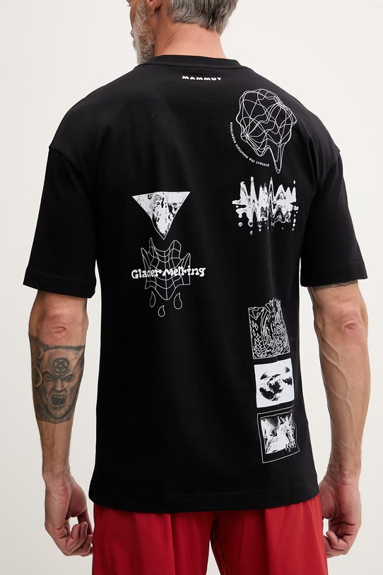 Mammut T-shirt męski bawełniany 1017.07520 czarny