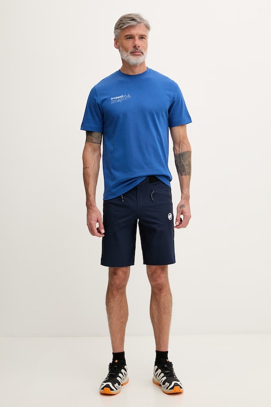 Mammut T-shirt męski bawełniany 1017.07600 fioletowy SS26