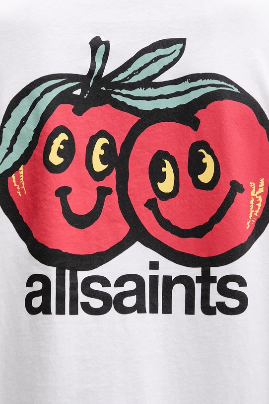 AllSaints t-shirt basic ανδρικό βαμβακερό MUTUAL M113PE μπεζ