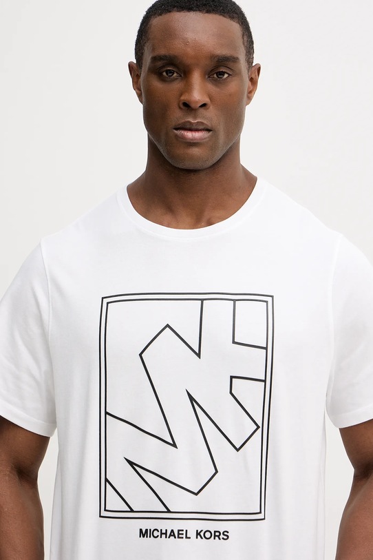Michael Kors t-shirt bawełniany biały CR652SY1V2