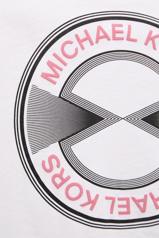 Michael Kors t-shirt męski bawełniany CR652VEFV4 biały
