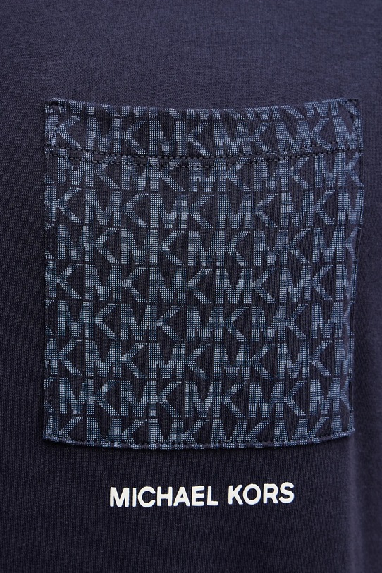 Michael Kors t-shirt bawełniany CR652T1FV4 granatowy