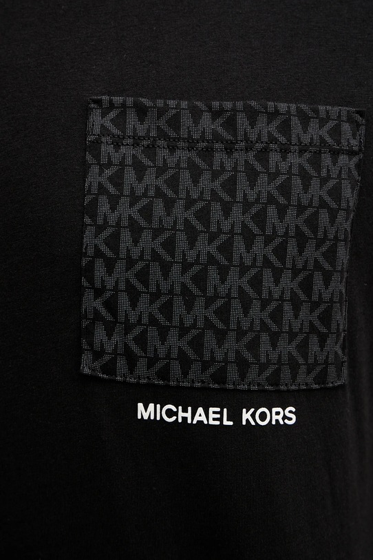 Michael Kors t-shirt bawełniany CR652T1FV4 czarny