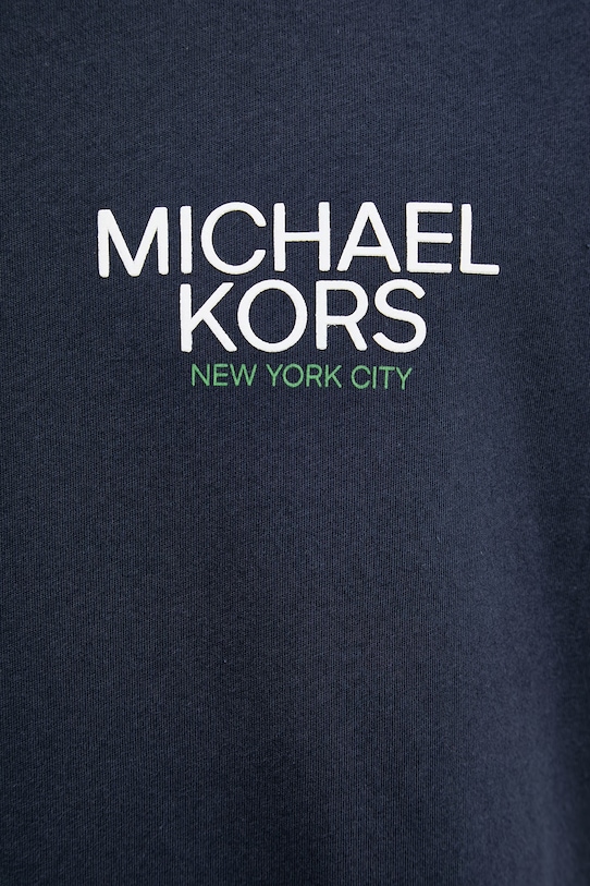 Michael Kors t-shirt męski bawełniany CR652YHFV4 granatowy