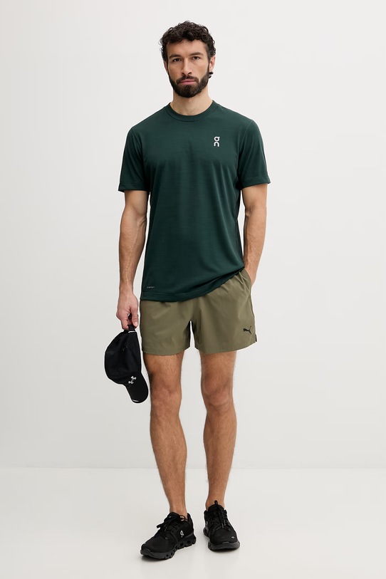 On t-shirt treningowy męski 1MG10284407 zielony SS26