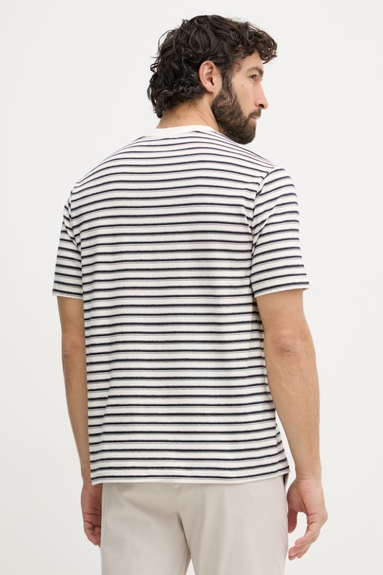 Ρούχα Mos Mosh t-shirt ανδρικό βαμβακερό Dani 510020 σκούρο μπλε