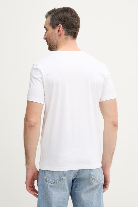 Odzież Mos Mosh t-shirt bawełniany Perry 500930 biały