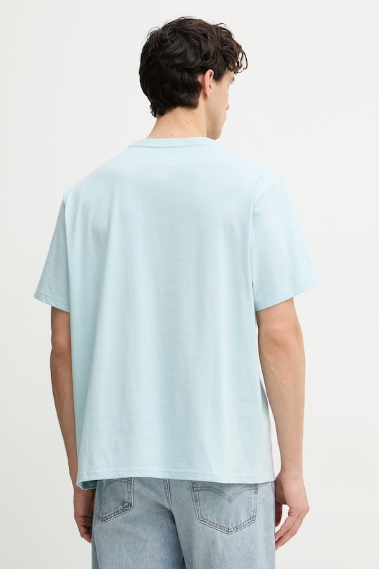 Odzież Helly Hansen T-shirt męski bawełniany MASSIF GRAPHIC 54600.538 niebieski