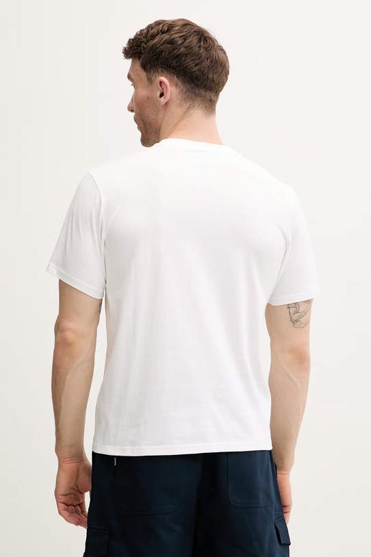 Helly Hansen t-shirt męski bawełniany SHORELINE 54601.002 biały SS26