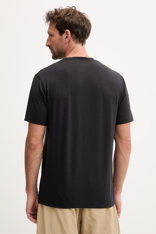 Odzież Helly Hansen t-shirt męski SKOG RECYCLED GRAPHIC 63082.991 czarny