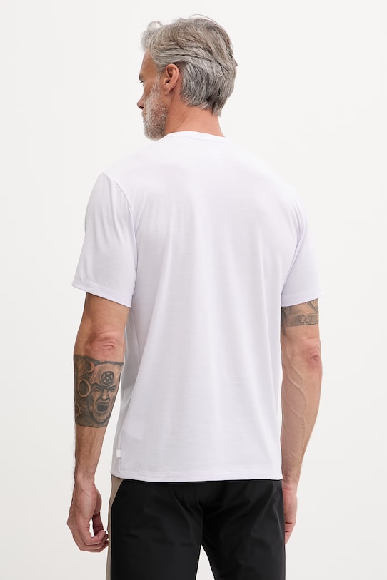 Odzież Helly Hansen T-shirt sportowy męski SKOG RECYCLED GRAPHIC 63082.687 fioletowy