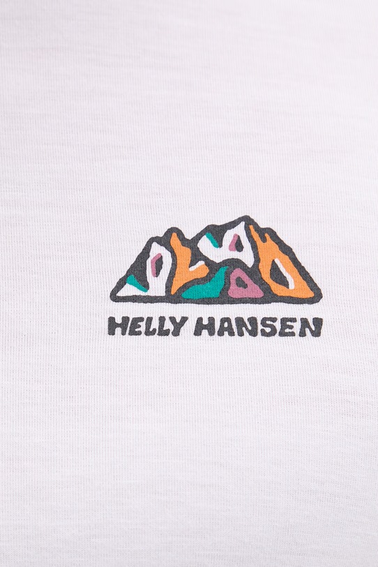 Helly Hansen T-shirt sportowy męski SKOG RECYCLED GRAPHIC 63082.687 fioletowy