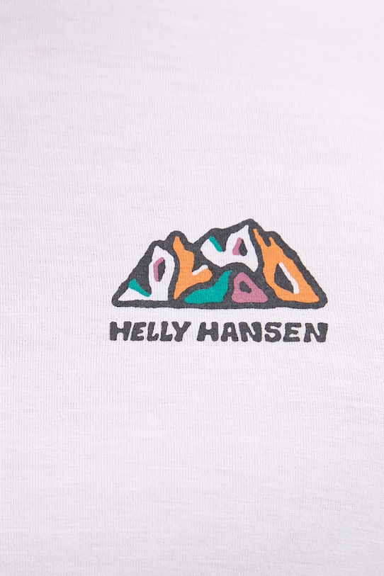 Helly Hansen T-shirt sportowy męski SKOG RECYCLED GRAPHIC 63082.687 fioletowy