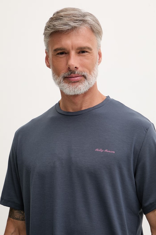 Helly Hansen T-shirt męski SKOG RECYCLED GRAPHIC granatowy 63082.860