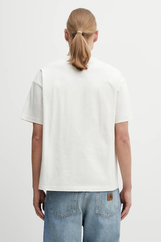 Odzież Napapijri t-shirt bawełniany Napapijri x Martine Rose NP0A4HATN1A1 beżowy