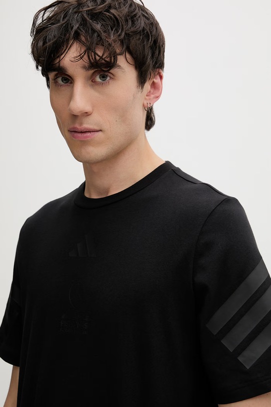 adidas t-shirt męski bawełniany x Mercedes czarny KE5958