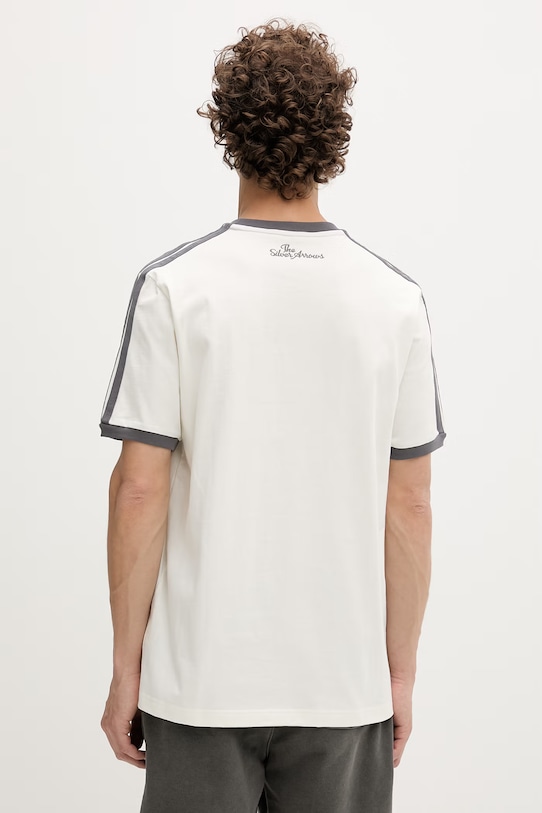 Ρούχα adidas T-shirt ανδρικό βαμβακερό x Mercedes KE8275 μπεζ