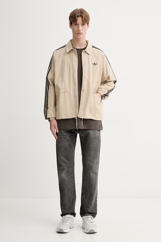 adidas Originals t-shirt bawełniany KW7991 zielony SS26