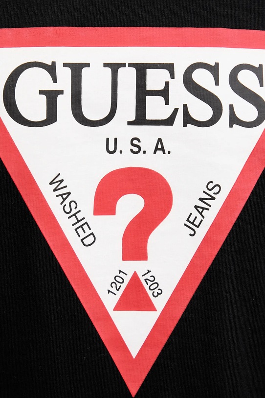 Guess Jeans t-shirt bawełniany M4YI45.K8FQ4 czarny
