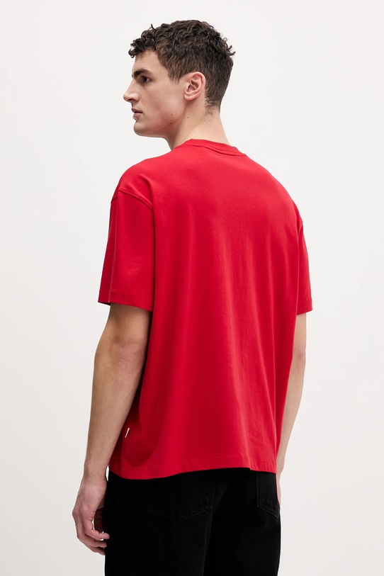 Odzież Guess Jeans t-shirt bawełniany M6RI45.K8HM0 czerwony