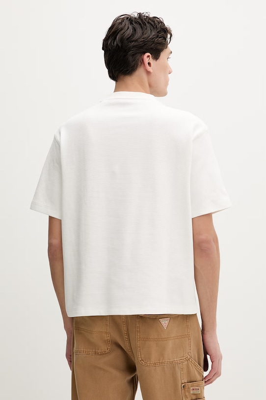 Oblečení Bavlněné tričko Guess Jeans M6RP14.KD461 béžová