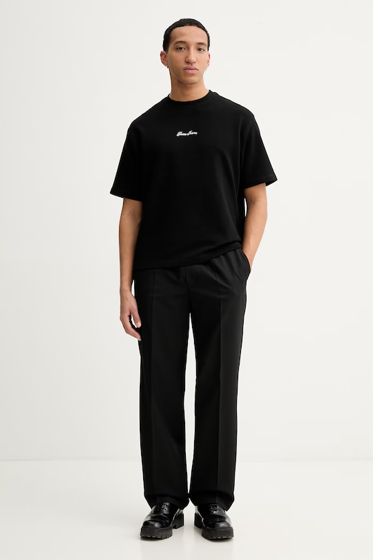 Guess Jeans t-shirt bawełniany M6RP14.KD461 czarny SS26