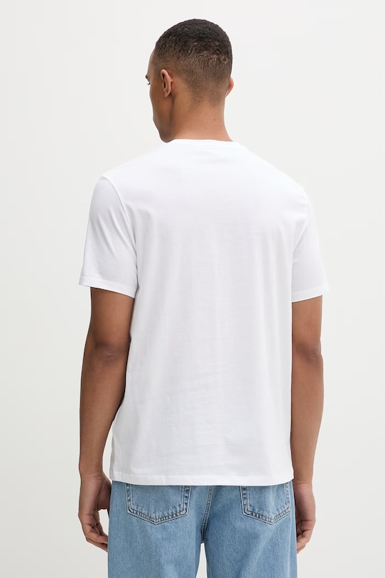 Ρούχα Calvin Klein T-shirt Ανδρικό βαμβακερό LV04LC255G λευκό