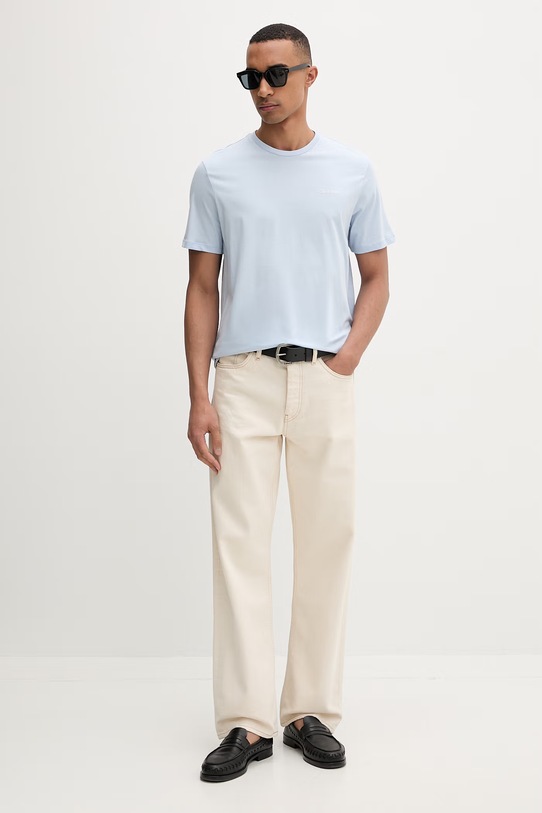 Calvin Klein Póló férfi pamut LV04LC255G kék SS26