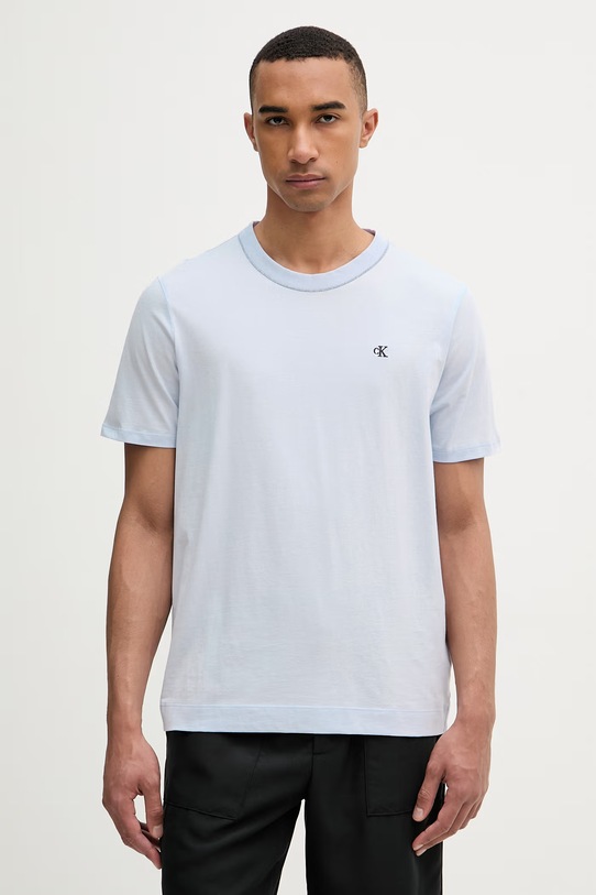 Calvin Klein tričko pánske bavlnené fialová LV04LF223G