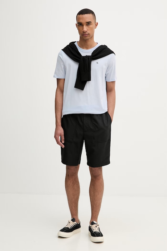 Calvin Klein tričko pánske bavlnené LV04LF223G fialová SS26