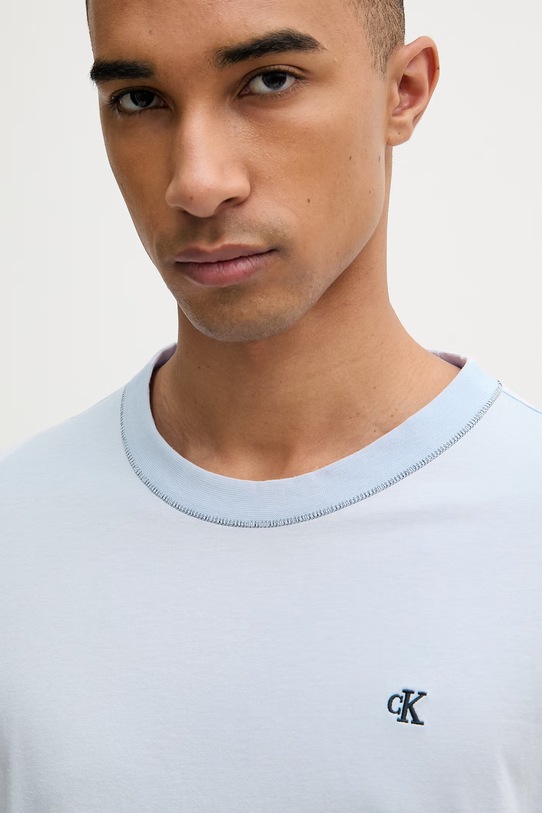 Calvin Klein tričko pánske bavlnené fialová LV04LF223G