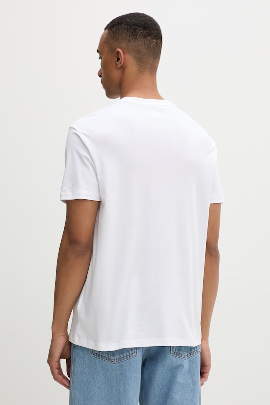 Ρούχα Calvin Klein t-shirt ανδρικός βαμβακερός LV04LF243G λευκό