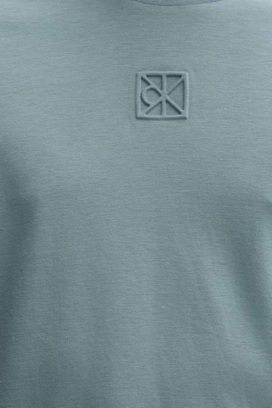 Calvin Klein T-shirt męski bawełniany LV04LF243G zielony