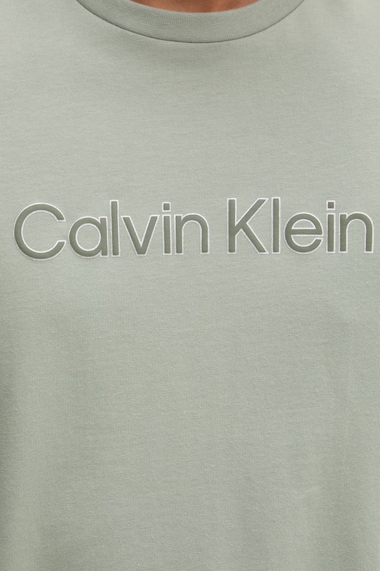 Calvin Klein t-shirt ανδρικό βαμβακερό πράσινο LV04LF809G