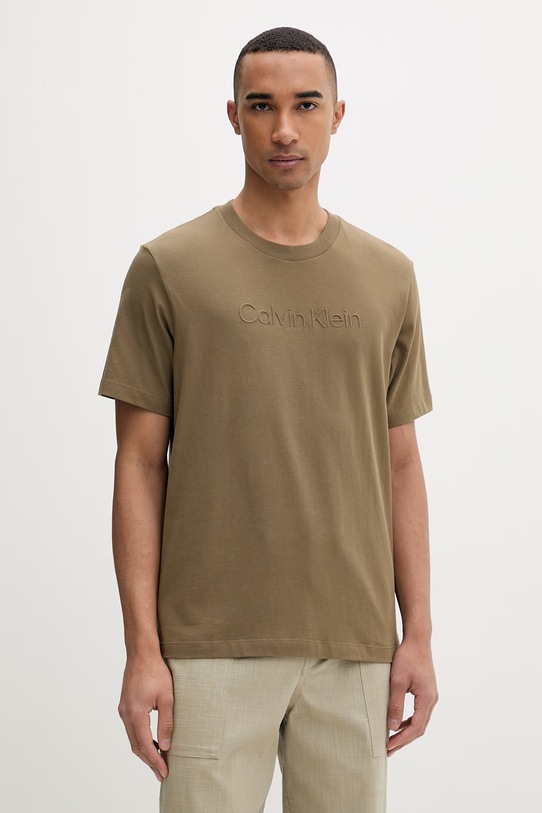 Calvin Klein tricou pentru bărbați, din bumbac verde LV04LF811G