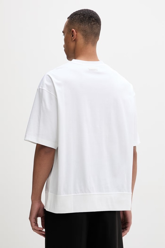 Ρούχα Calvin Klein T-shirt ανδρικό βαμβακερό LV04LF219G μπεζ