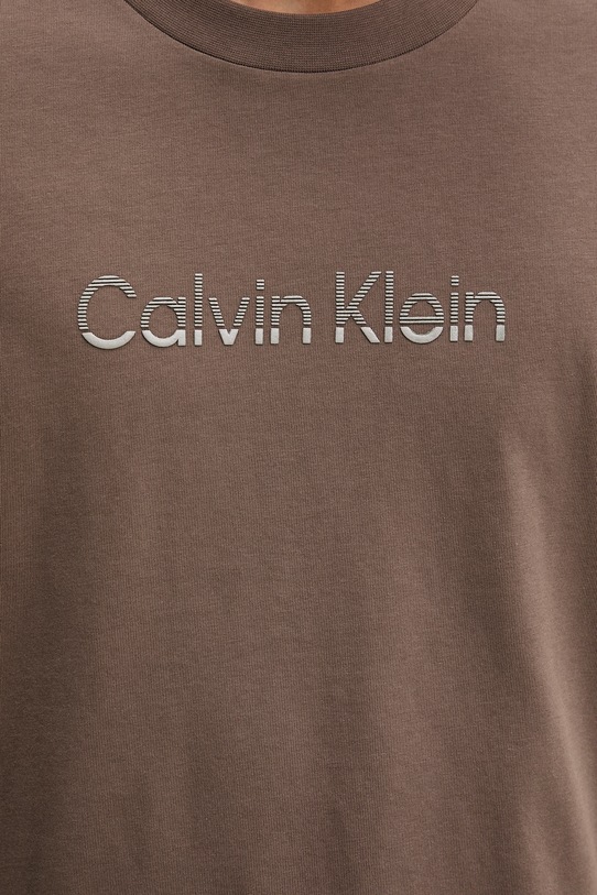 Calvin Klein majica za muškarce od pamuka LV04LF813G smeđa