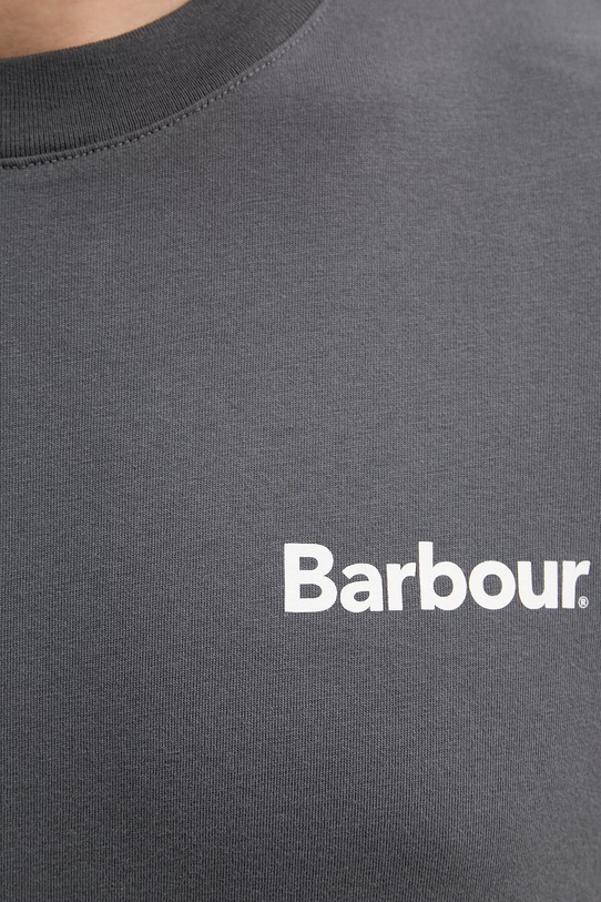 Barbour t-shirt bawełniany szary MTS1566