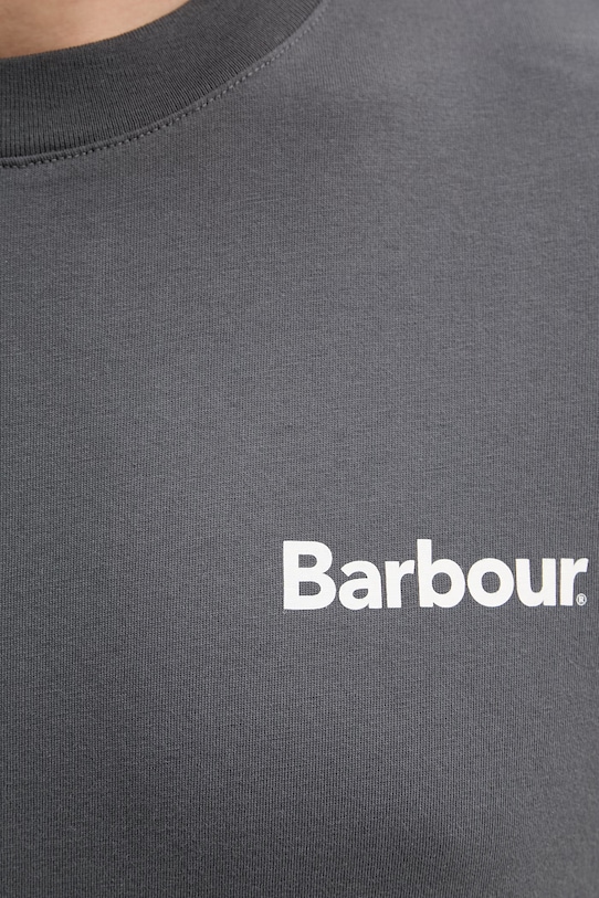 Barbour t-shirt bawełniany szary MTS1566
