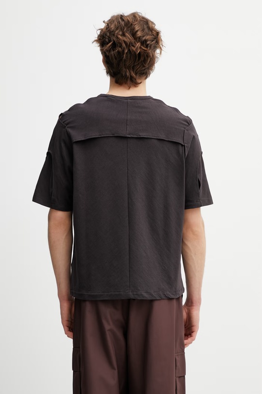 Odzież Puma Puma x J.L-A.L t-shirt basic męski bawełniany 636221 brązowy