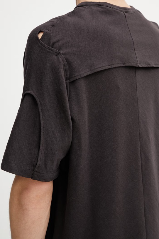 Puma Puma x J.L-A.L t-shirt basic męski bawełniany brązowy 636221