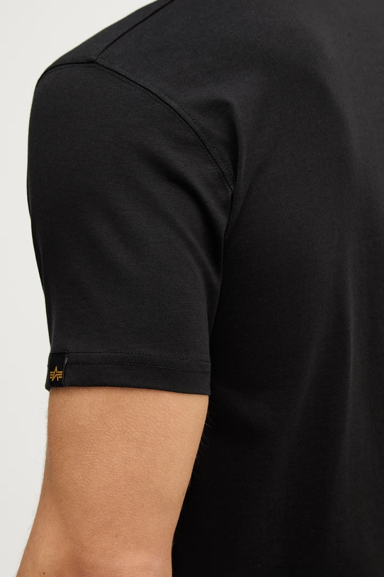 Alpha Industries t-shirt bawełniany Air Force Sketch 266548 czarny