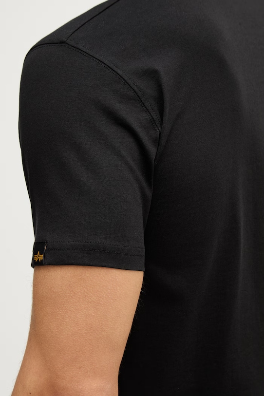 Alpha Industries t-shirt bawełniany Air Force Sketch 266548 czarny