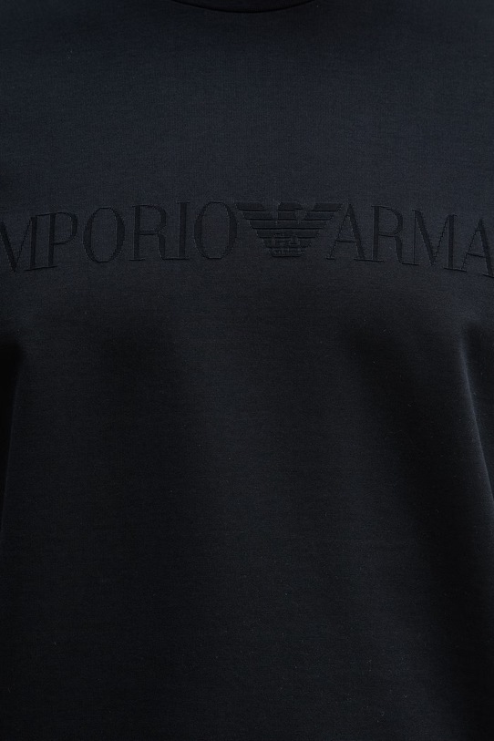 Emporio Armani t-shirt bawełniany EM004593.AF10762 granatowy