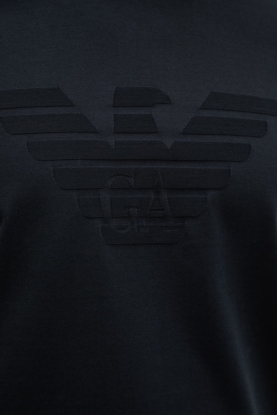 Emporio Armani t-shirt bawełniany EM004593.AF10762 granatowy