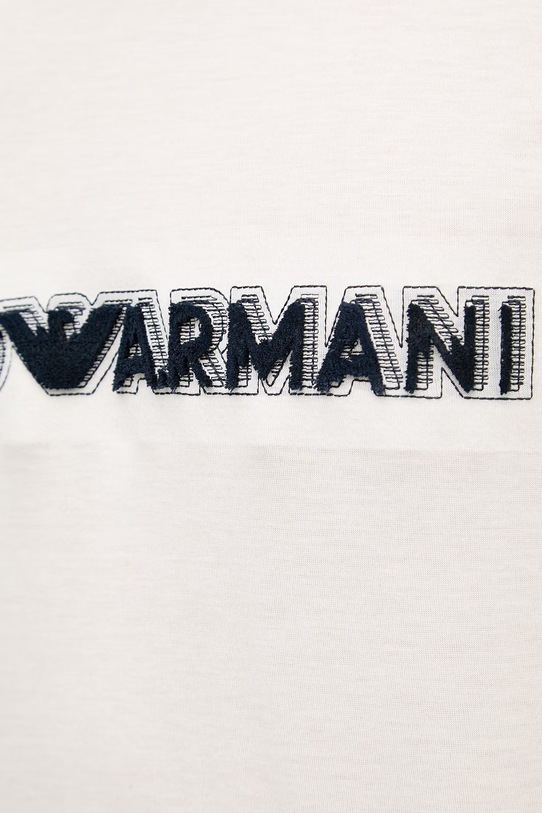 Emporio Armani t-shirt męski z lyocellem EM004520.AF13747 beżowy