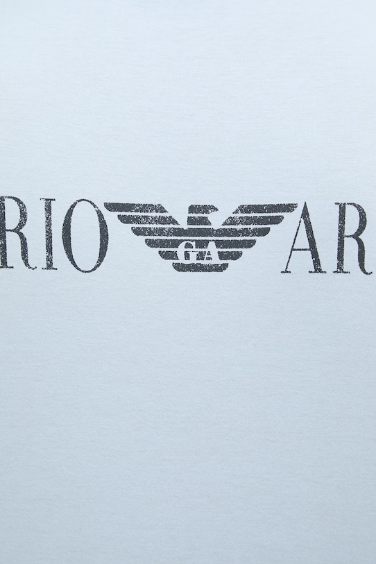 Emporio Armani tricou din bumbac EM005737.AF24470 albastru