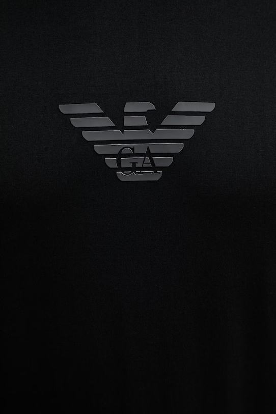 Bavlnené tričko Emporio Armani EM004583.AF13669 čierna