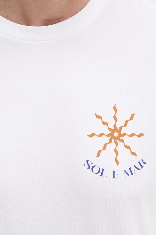 Frescobol Carioca t-shirt męski bawełniany 2804.946 biały